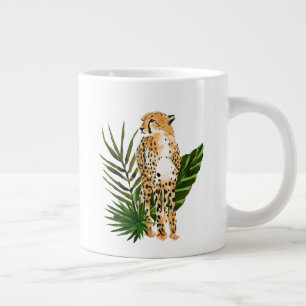 Cheetah-Perspektive Jumbo-Tasse