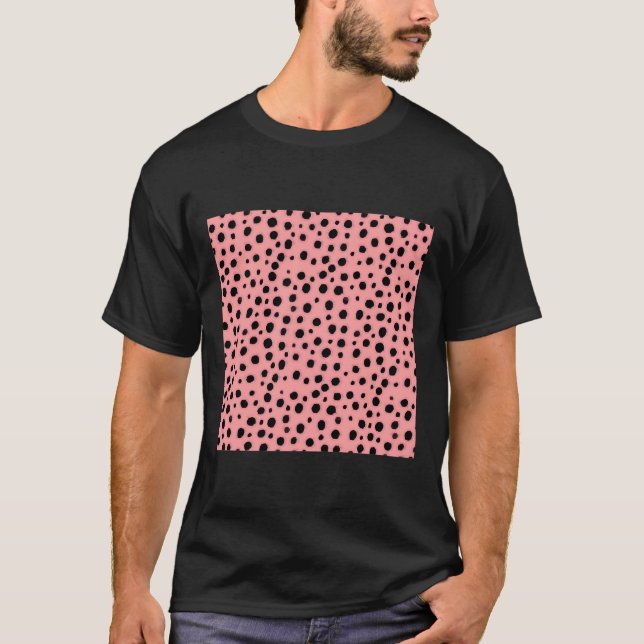 Cheetah Pink Pattern T-Shirt (Vorderseite)