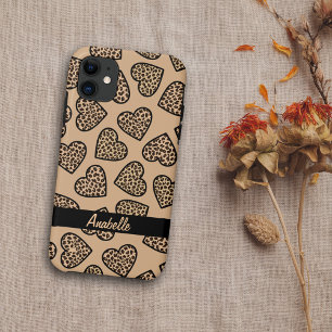Cheetah Print Herzen iPhone 5 Fall title_seo2