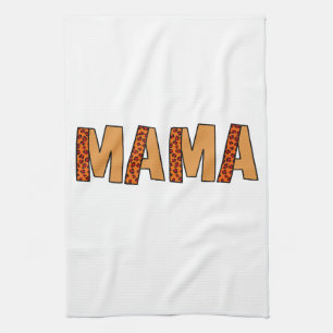 Cheetah Print Leopard Mama Geschirrtuch