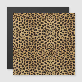 Cheetah Print Magnetkarte