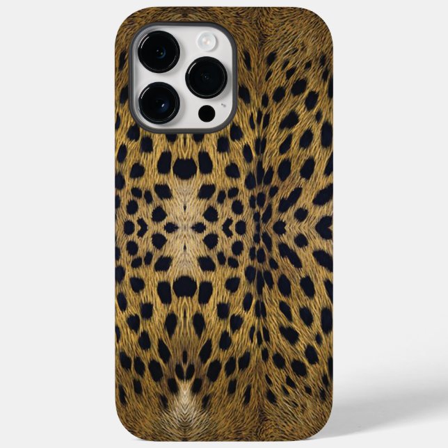 Cheetah Print Pattern Case-Mate iPhone 14 Pro Max Hülle (Rückseite)