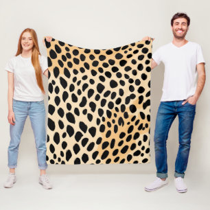 Cheetah Print Pattern Fleecedecke