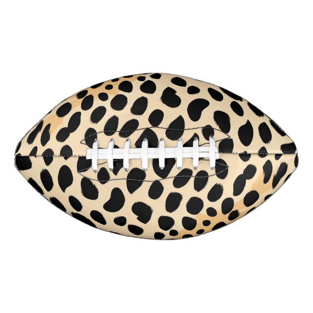 Cheetah Print Pattern Football (Vorderseite)