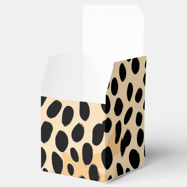 Cheetah Print Pattern Geschenkschachtel (Geöffnet)