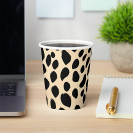 Cheetah Print Pattern Pappbecher