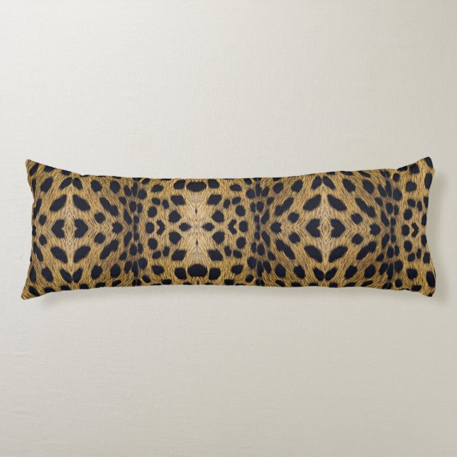 Cheetah Print Pattern Seitenschläferkissen (Vorderseite)