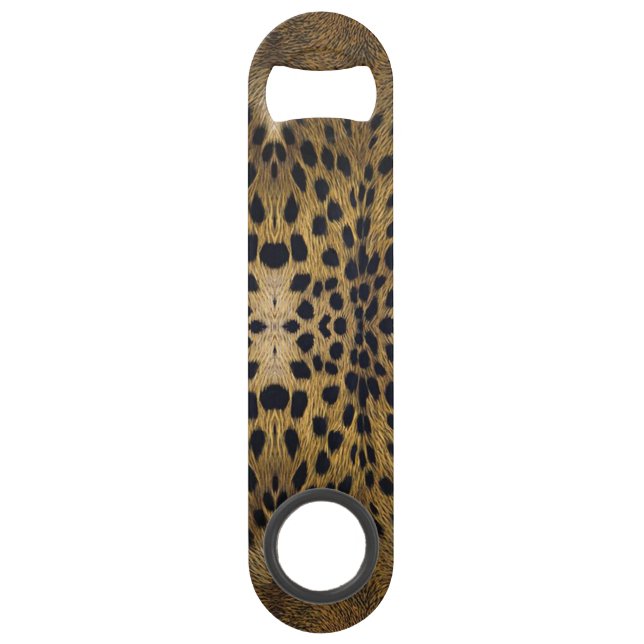 Cheetah Print Pattern Speedflaschenöffner (Vorderseite)