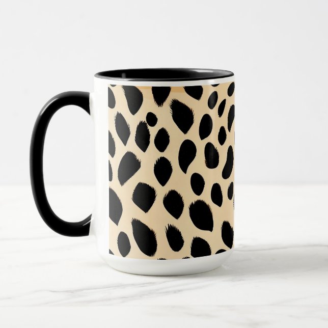 Cheetah Print Pattern Tasse (Links)