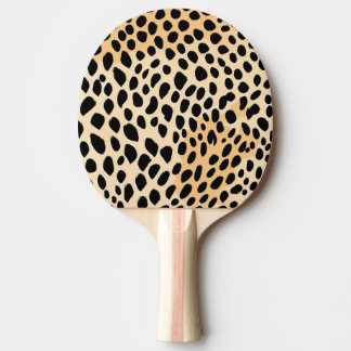 Cheetah Print Pattern Tischtennis Schläger