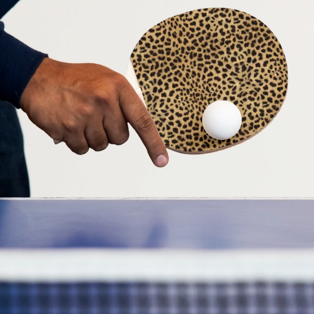 Cheetah Print Tischtennis Schläger (InSitu)