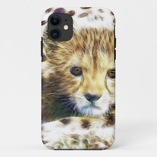 Cheetah Print Wild Animal Case-Mate iPhone Hülle (Rückseite)