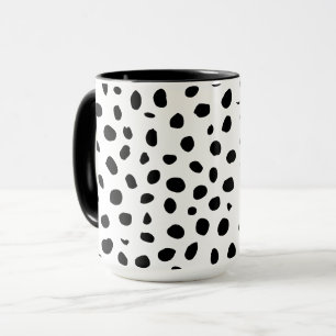 Cheetah Spots Schwarz-weiß Tasse