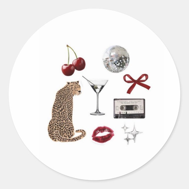 Cheetah sticker (Devant)