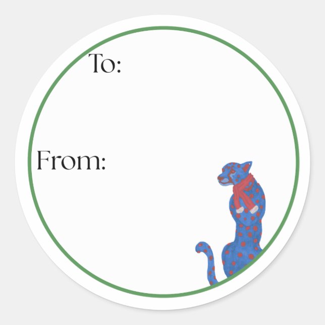 Cheetah Sticker (Vorderseite)