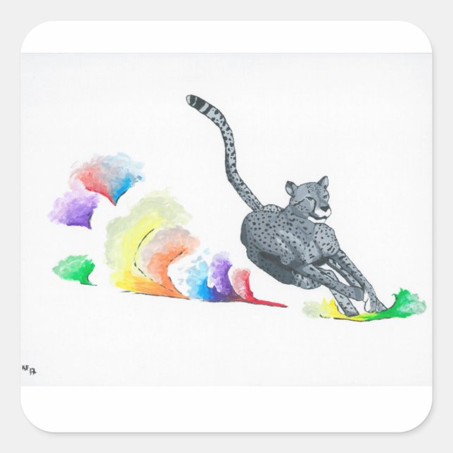 Cheetah Stickers (Vorderseite)