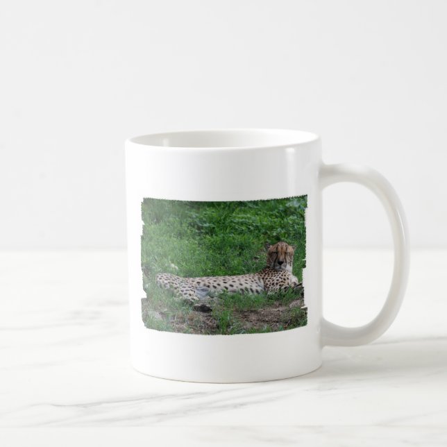 Cheetah-stillstehende Kaffee-Tasse Kaffeetasse (Rechts)