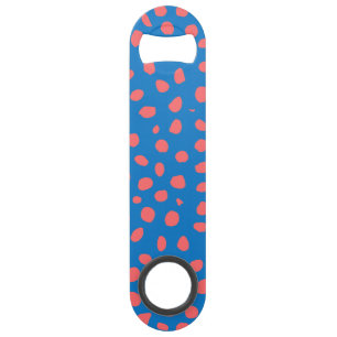 Cheetah taches Coral Blue