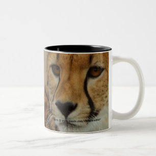 Cheetah-Tasse Zweifarbige Tasse