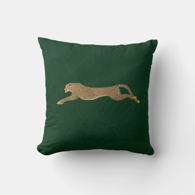 Cheetah Throw Kissen (Vorderseite)