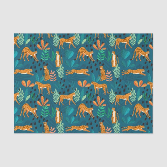 Cheetah Tissue Paper Seidenpapier (Vorderseite)