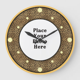 Cheetah votre horloge murale photo