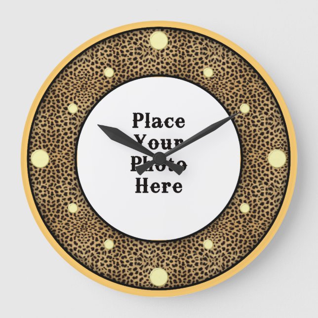 Cheetah votre horloge murale photo (Recto)