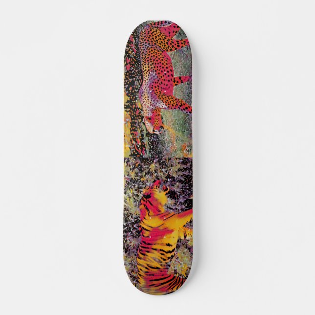 Cheetah vs Tiger Skateboard (Vorne)