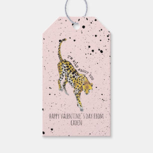 Cheetah Wild über Sie Unterricht Valentine Geschenkanhänger