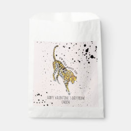 Cheetah Wild über Sie Unterricht Valentine Geschenktütchen