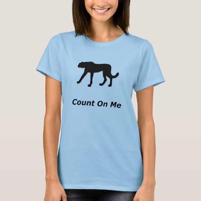Cheetah zählt auf mich T-Shirt (Vorderseite)