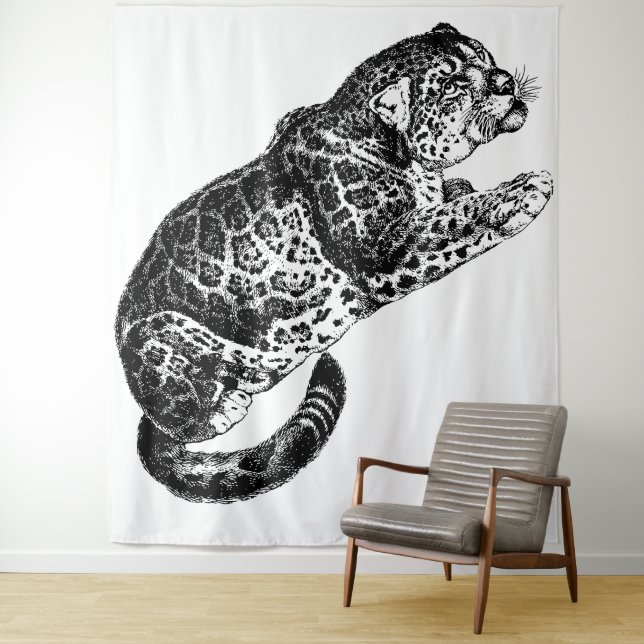 Cheetha Tapestry Wandteppich (Beispiel)