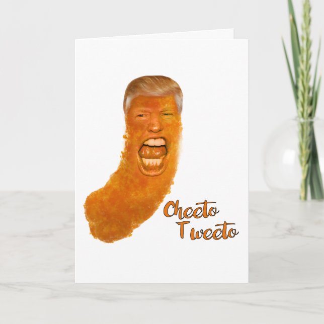 CHEETO TWEETO KARTE (Vorderseite)