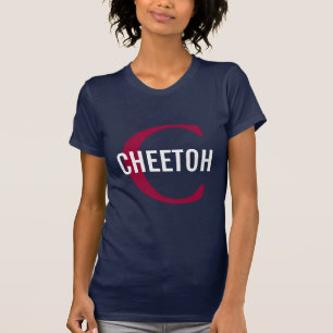 Cheetoh Katzen-Monogramm-Entwurf T-Shirt
