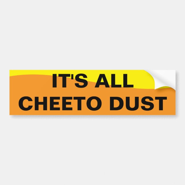 CHEETOSTAUB AUTOAUFKLEBER (Vorne)