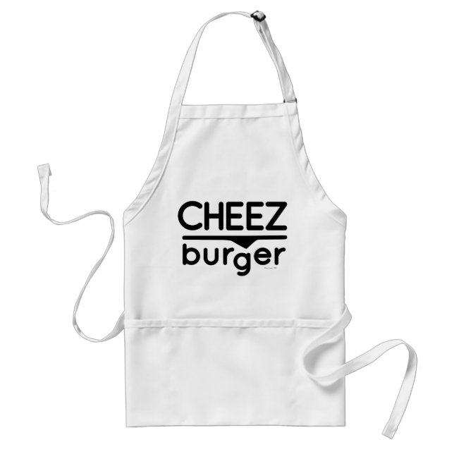 Cheezburger Logo (Schwarzes) Schürze (Vorne)