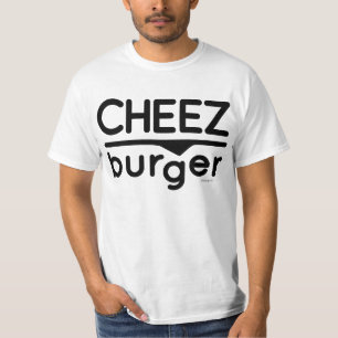 Cheezburger Logo (Schwarzes) T-Shirt