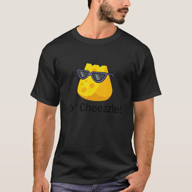 Cheezzle Ironic Cheeating Food Culture T-Shirt (Vorderseite)