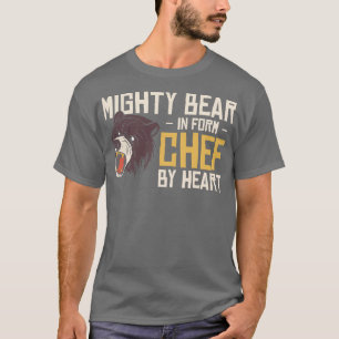 Chef-Beast-Tierliebhaber-Bär-Kochen-Mahlzeiten T-Shirt
