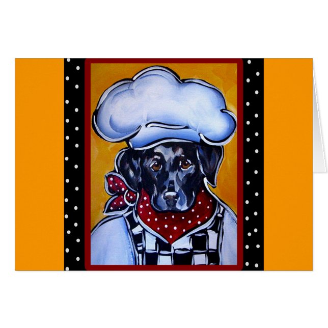 Chef Black Lab (Devant horizontal)