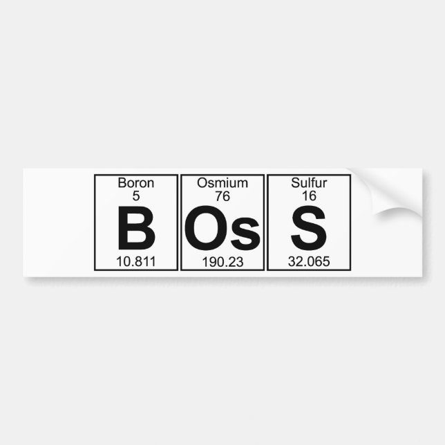 Chef (boss) - voll autoaufkleber (Vorne)