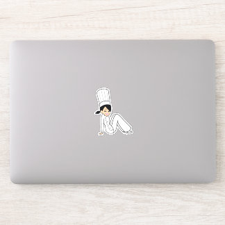 Chef Boulangerie Sticker fille