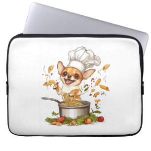Chef Chihuahua � Meister des kulinarischen Hundes Laptopschutzhülle