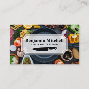 Chef culinaire   Légumes produire Carte de visite