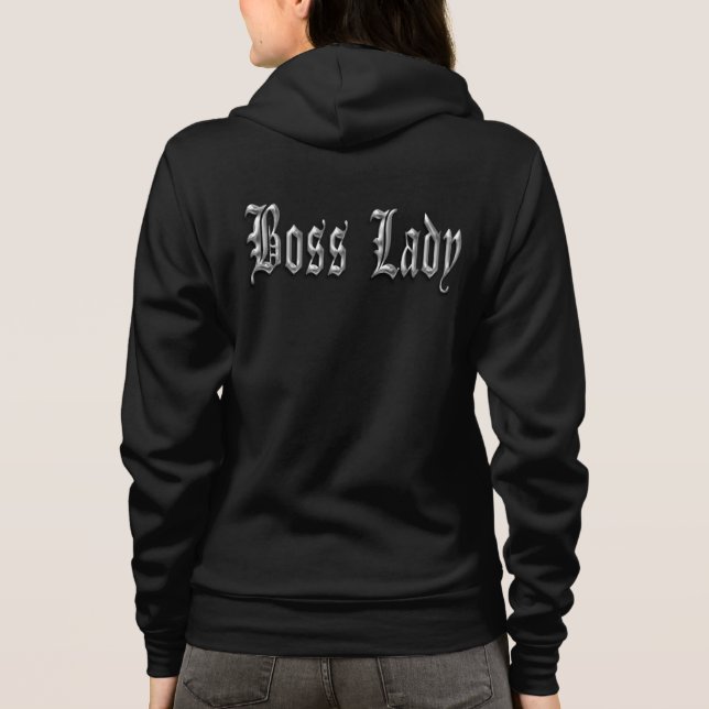 Chef-Dame Hoodie (Rückseite)