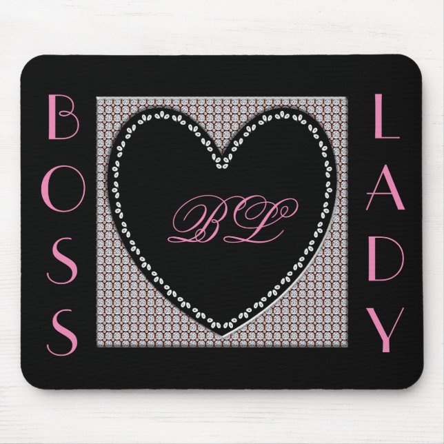 Chef-Dame-Mauspad Mousepad (Vorne)