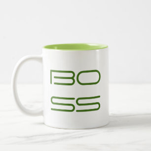Chef-Dame/rechtshändiges (Chef, der heraus Zweifarbige Tasse