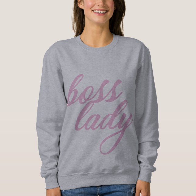 Chef-Dame Sweatshirt (Vorderseite)