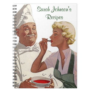 Chef de livre de cuisine de recette personnalisé