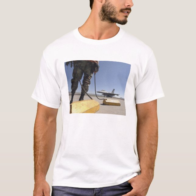 Chef der Crew der US-Luftwaffe T-Shirt (Vorderseite)
